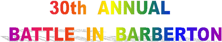 30th  ANNUAL
  BATTLE  IN  BARBERTON